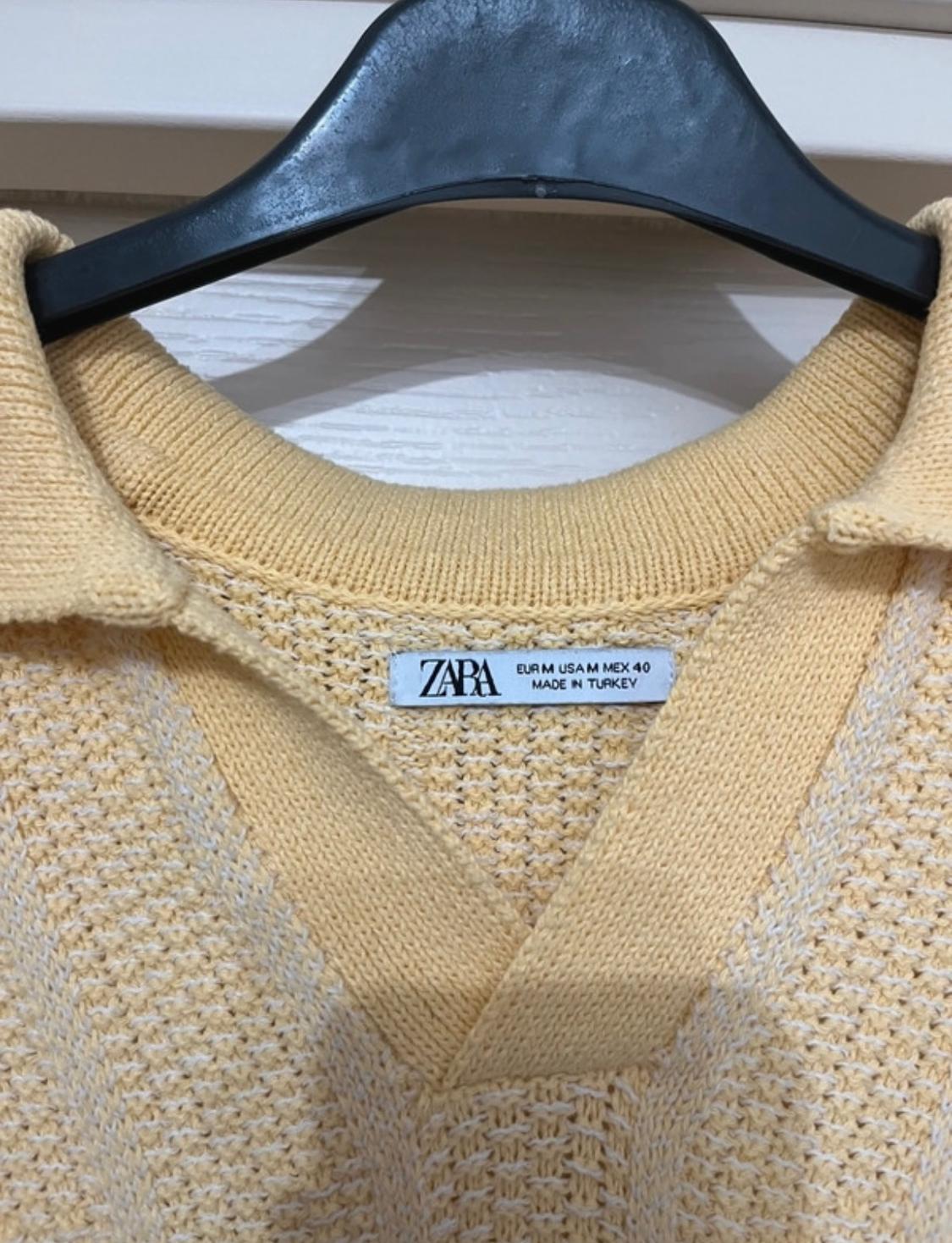 CROCHET KNIT POLO SHIRT - Image 3