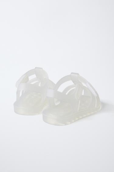 RUBBERISED CAGE SANDALS - Transparent by Zara - Image 4