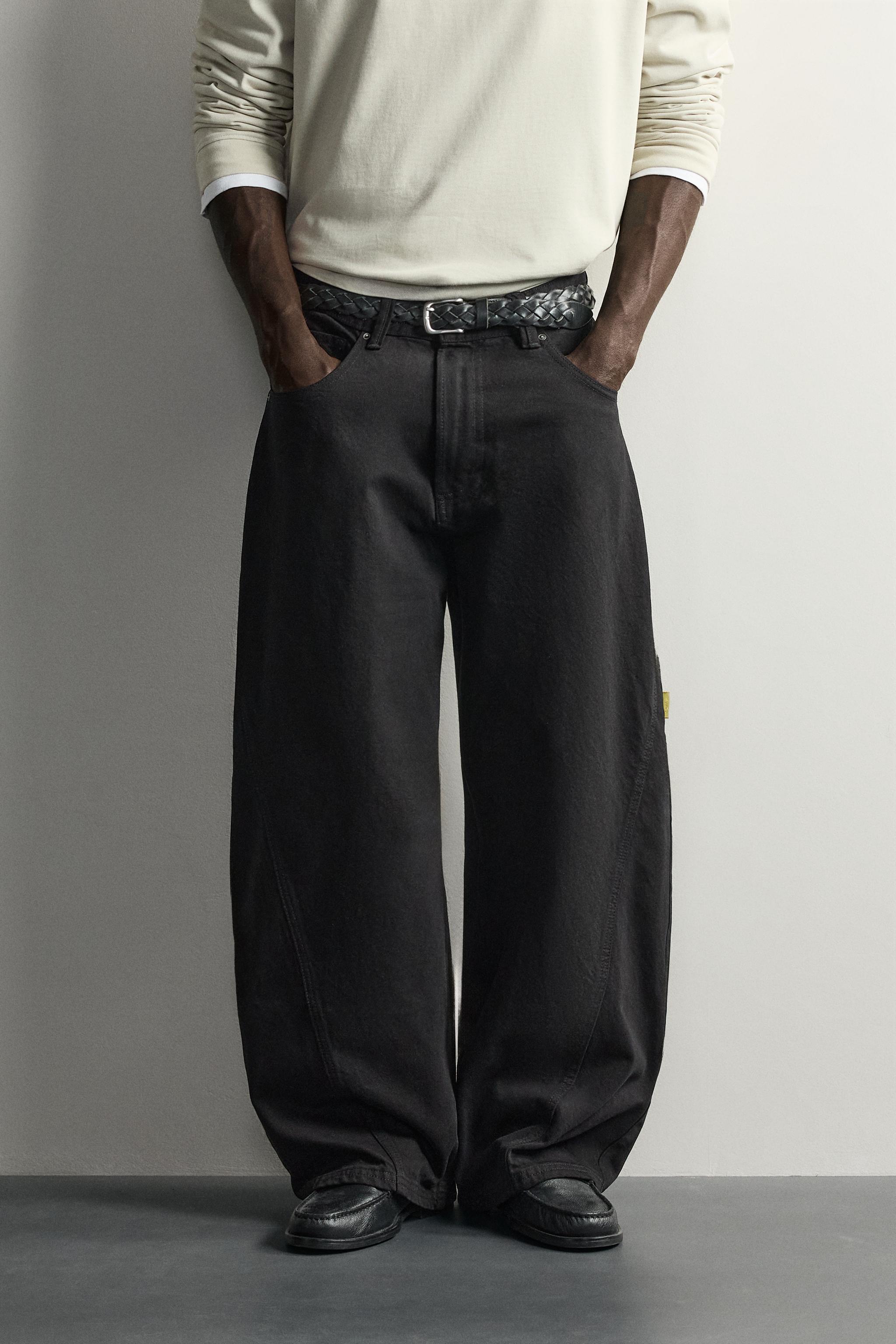 PINSTRIPE BALLOON FIT PANTS
