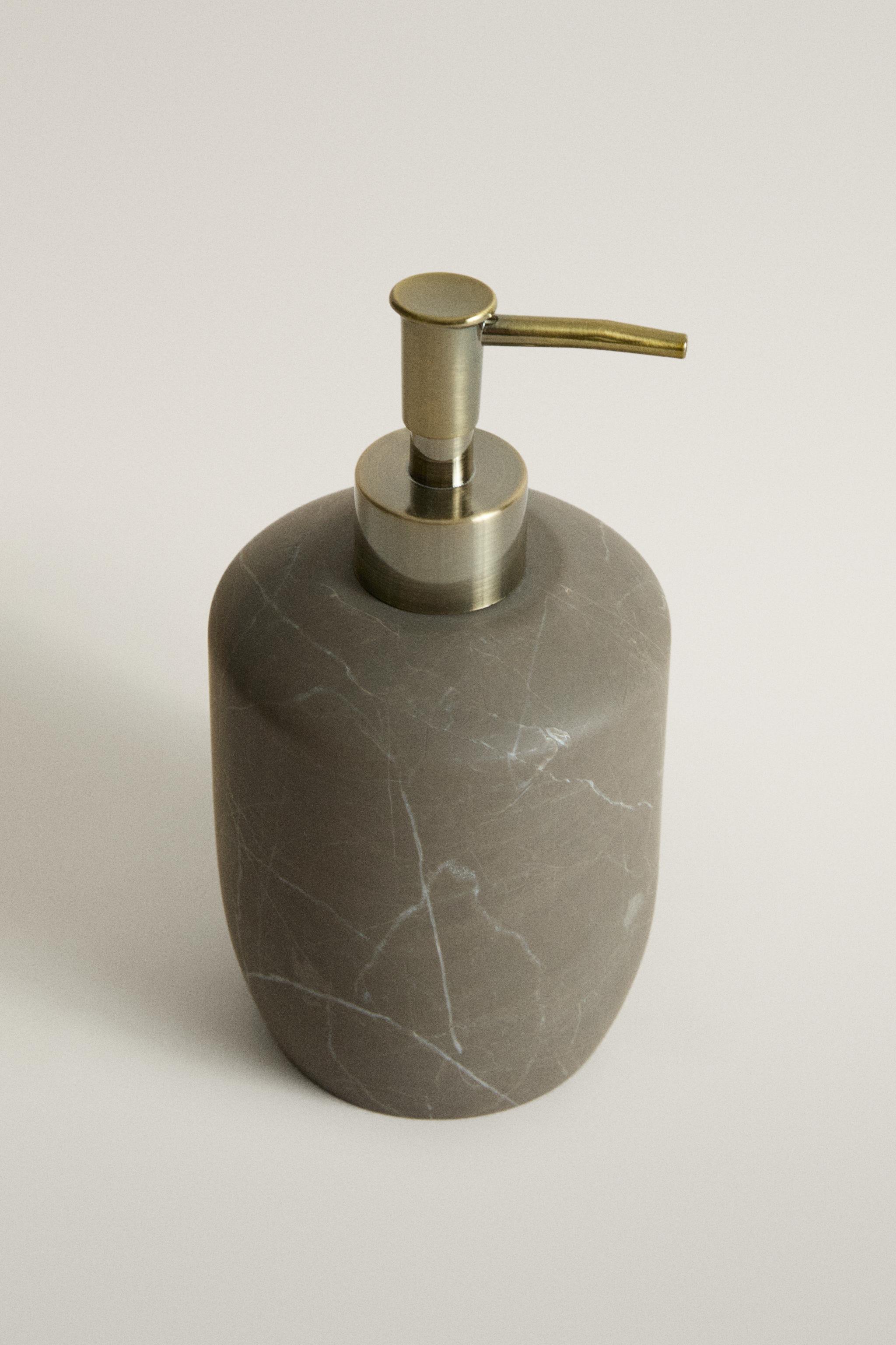 MARBLE BATHROOM SOAP DISPENSER