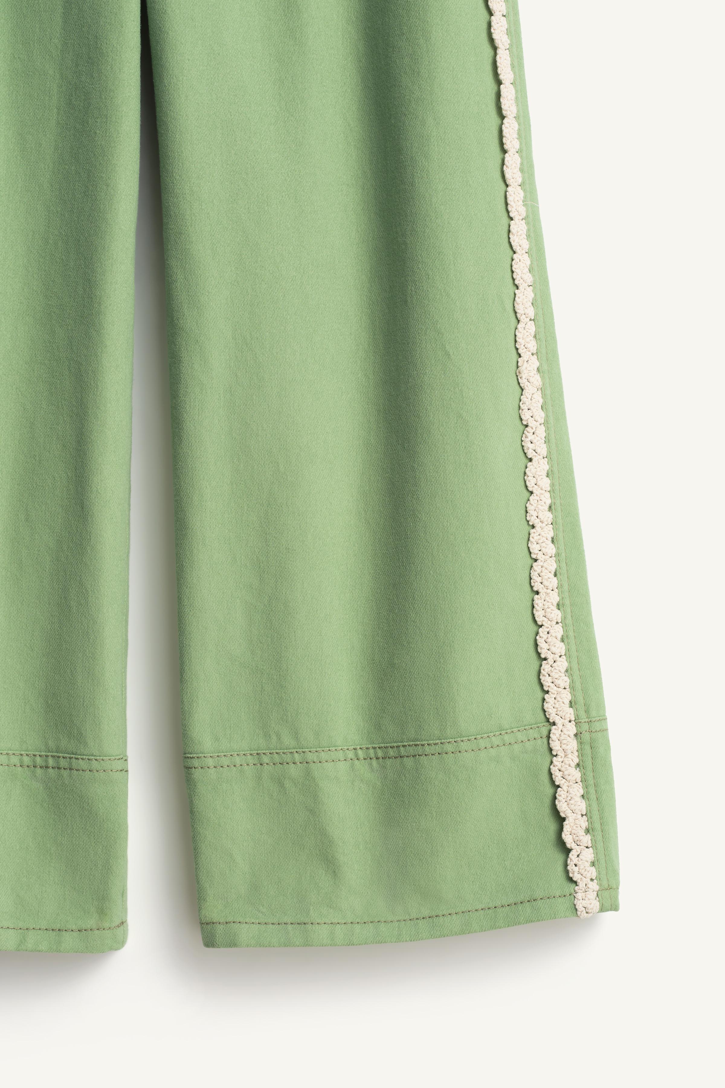 PANTALON WIDE LEG EN CROCHET ÉDITION LIMITÉE