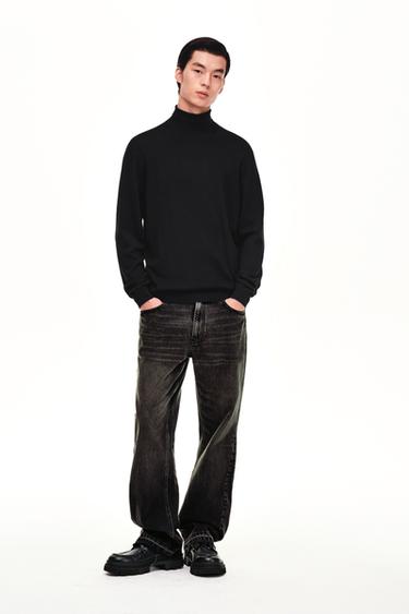 Zara 喇叭牛仔褲 - 碳色