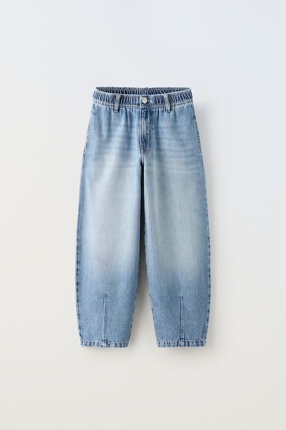 BALLOON FIT JEANS - Blue | ZARA United States