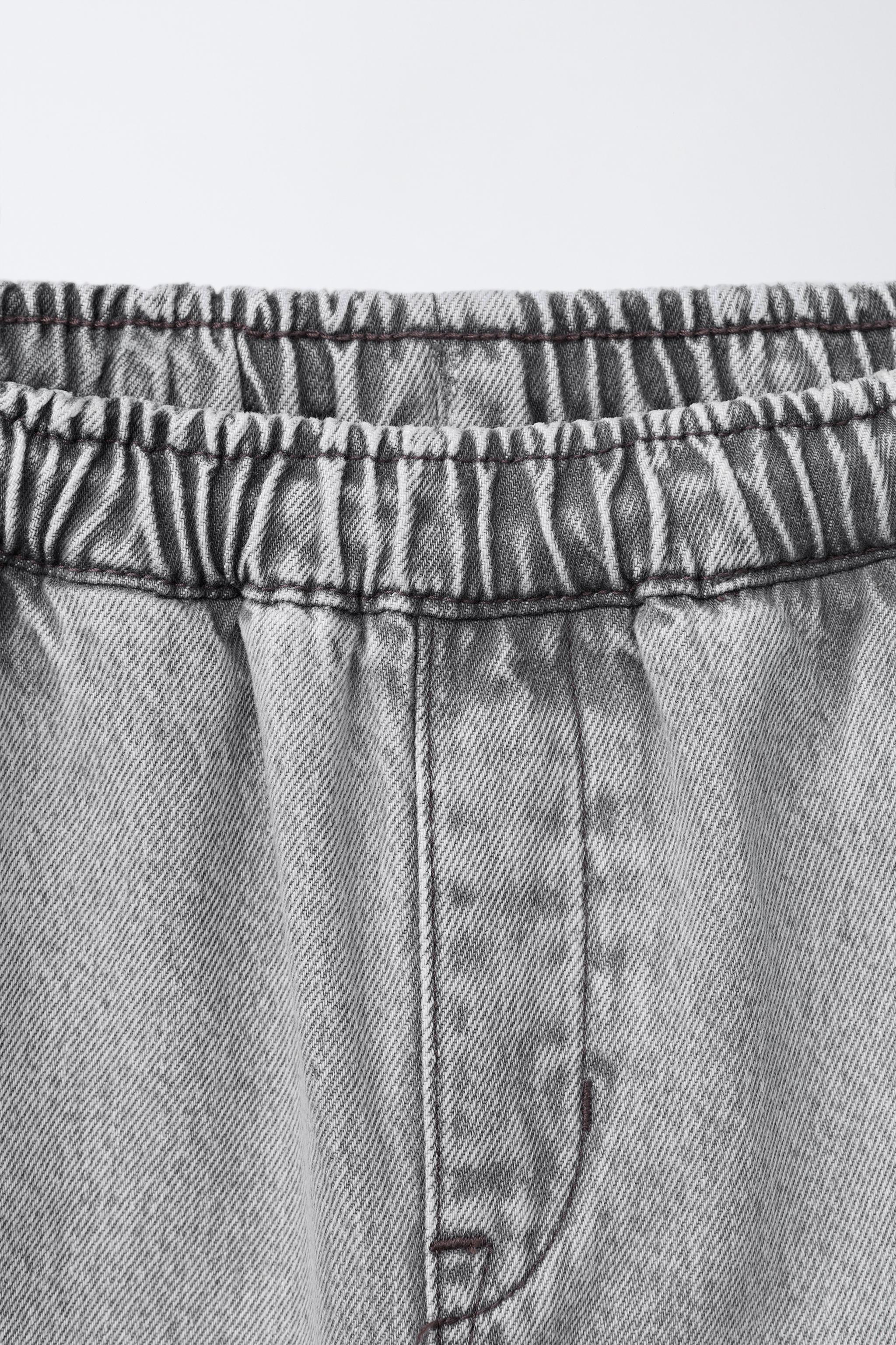 BARREL DENIM PANTS