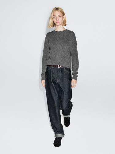 Zara Knit 100% cashmere crew neck sweater - 205