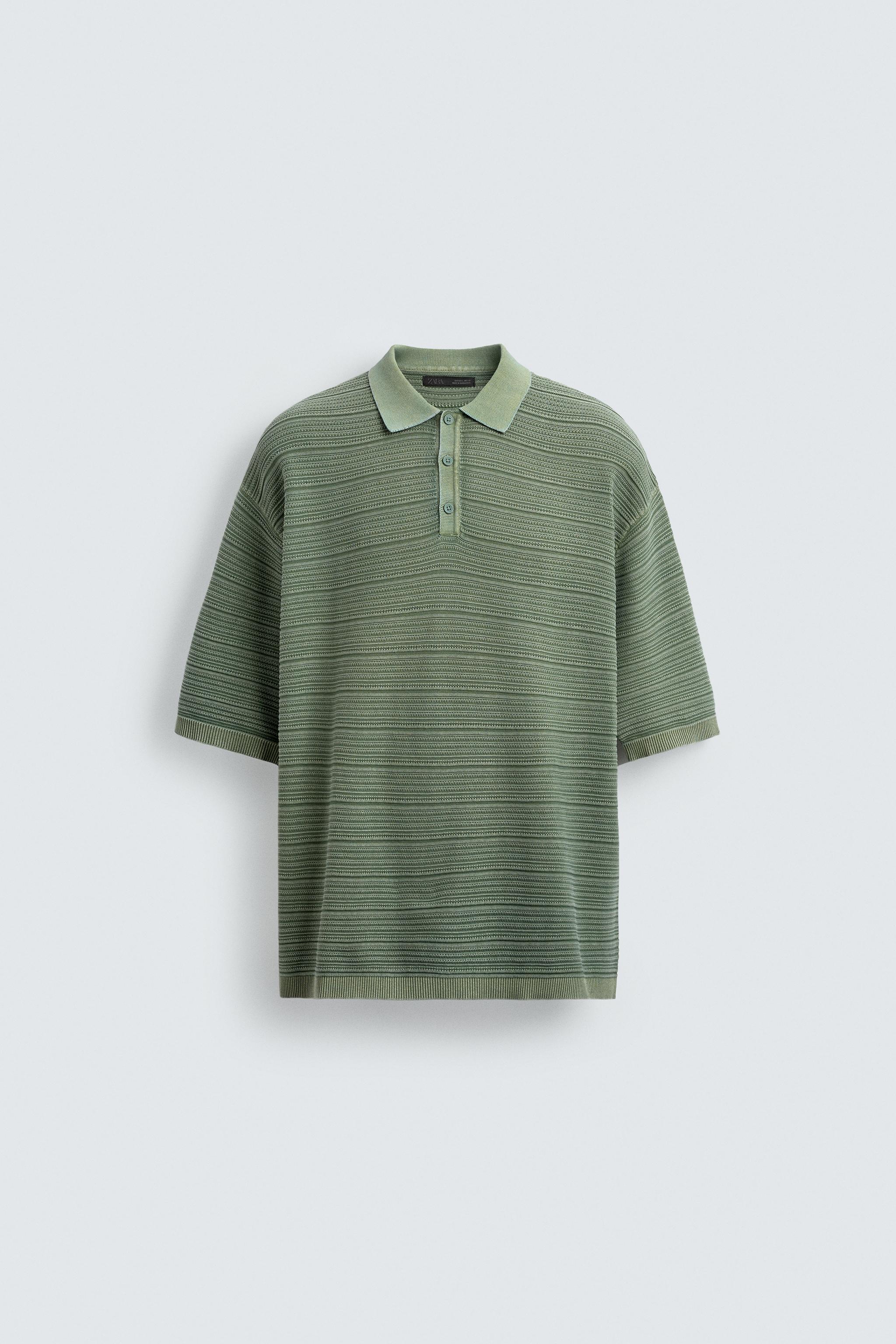 RELAXED FIT WASHED KNIT POLO
