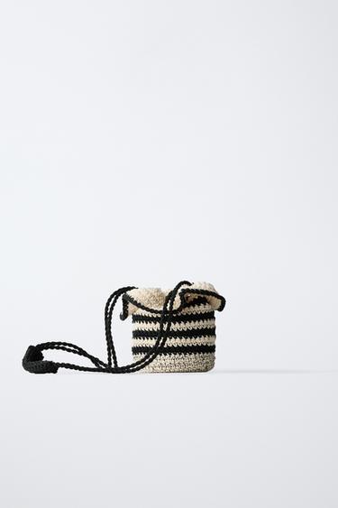 CROCHET CROSSBODY BAG - White by Zara - Image 4