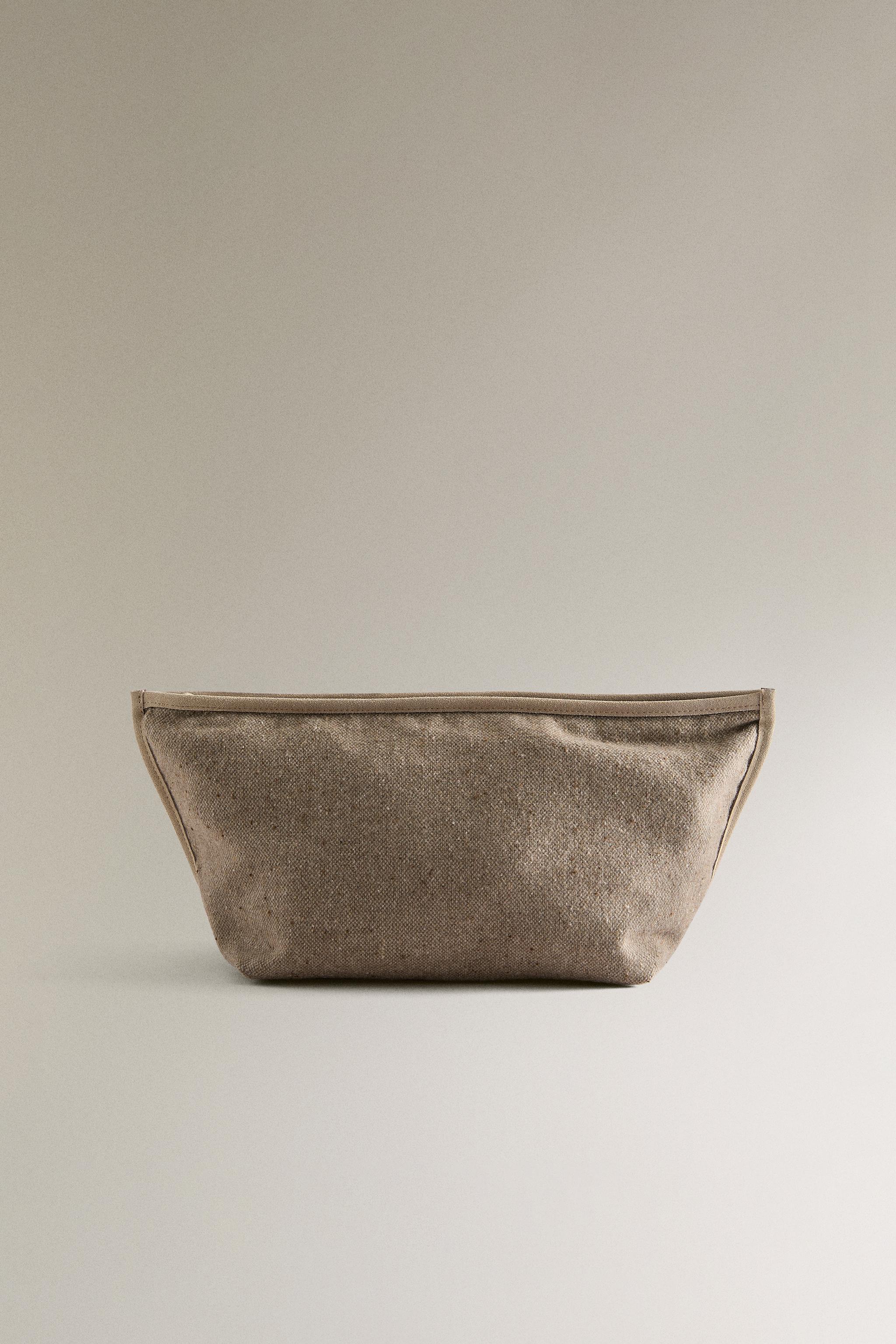 LARGE FABRIC MAKEUP BAG
