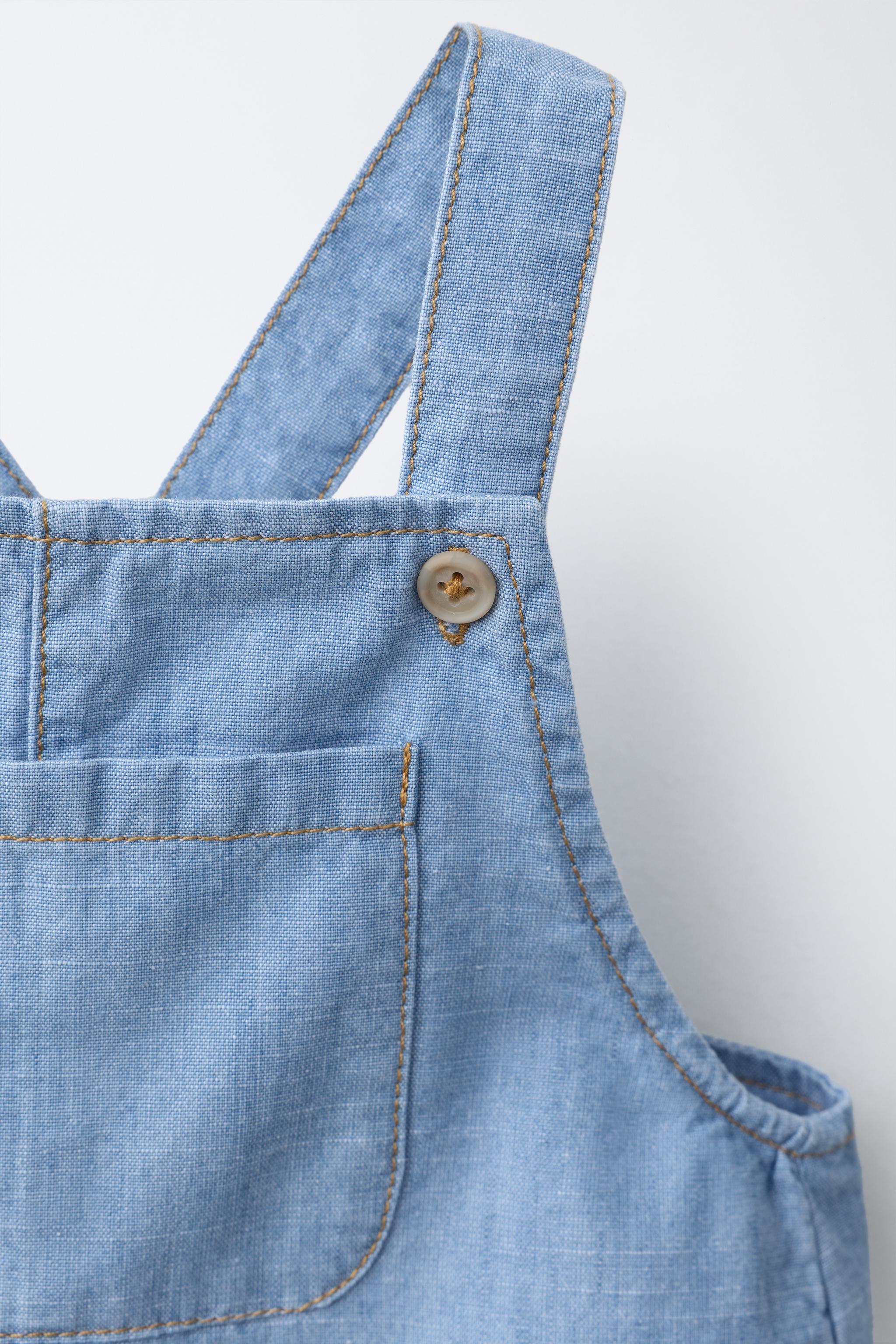 SALOPETTE COURTE EN DENIM