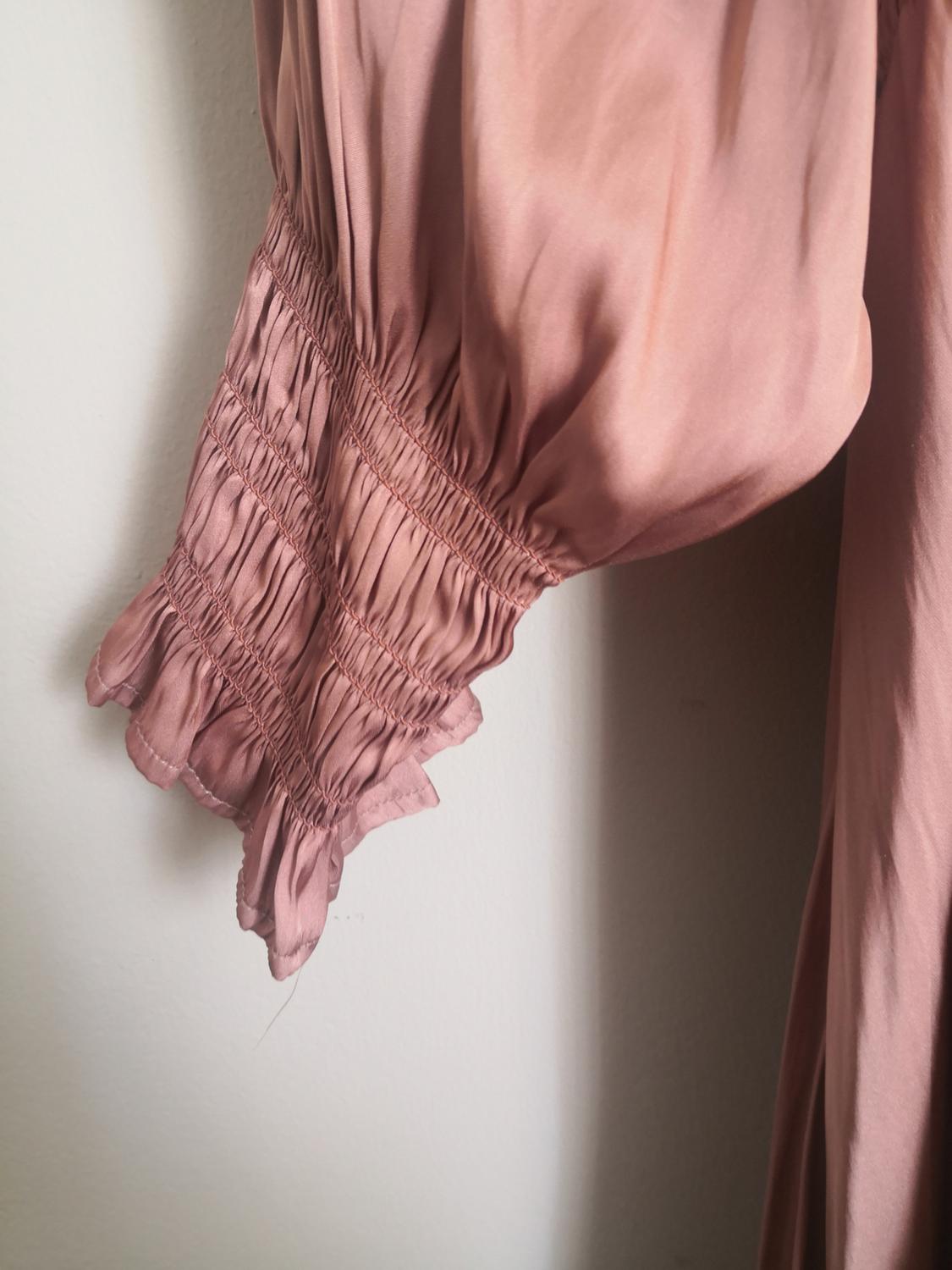 LONG SATIN DRESS - Image 4