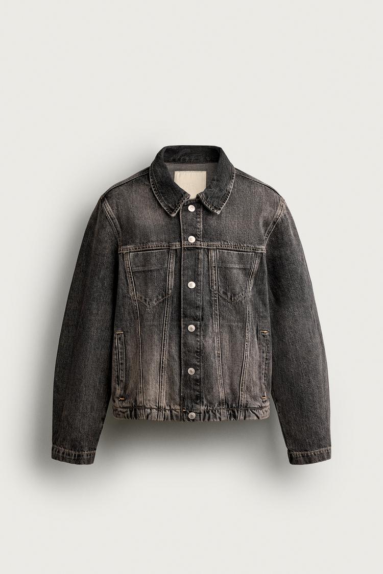 CROPPED FIT DENIM JACKET