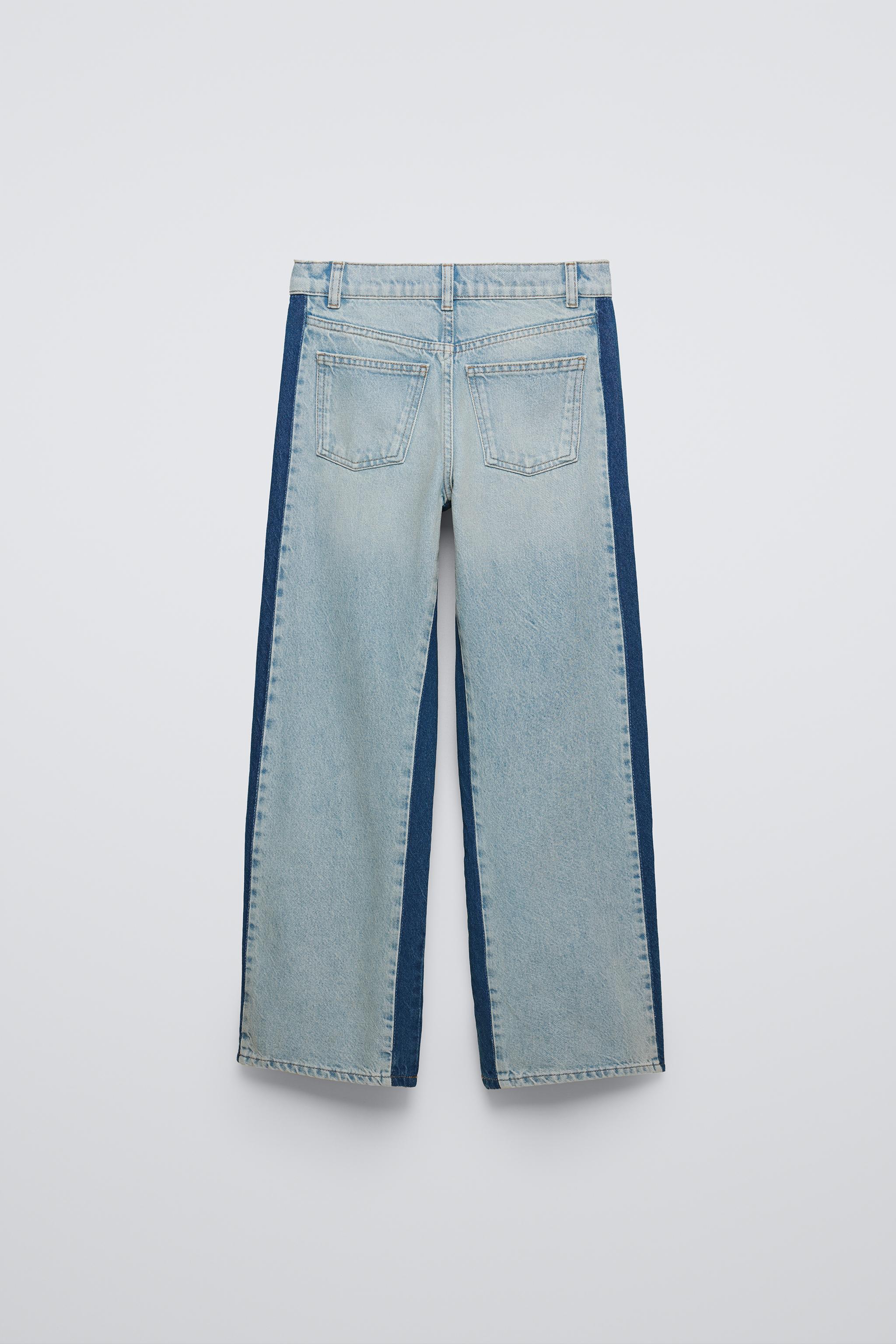 Jeans with a side stripe online