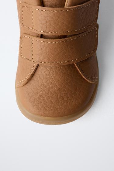 BOTTES EN CUIR BAREFOOT - Marron de Zara - Image 4