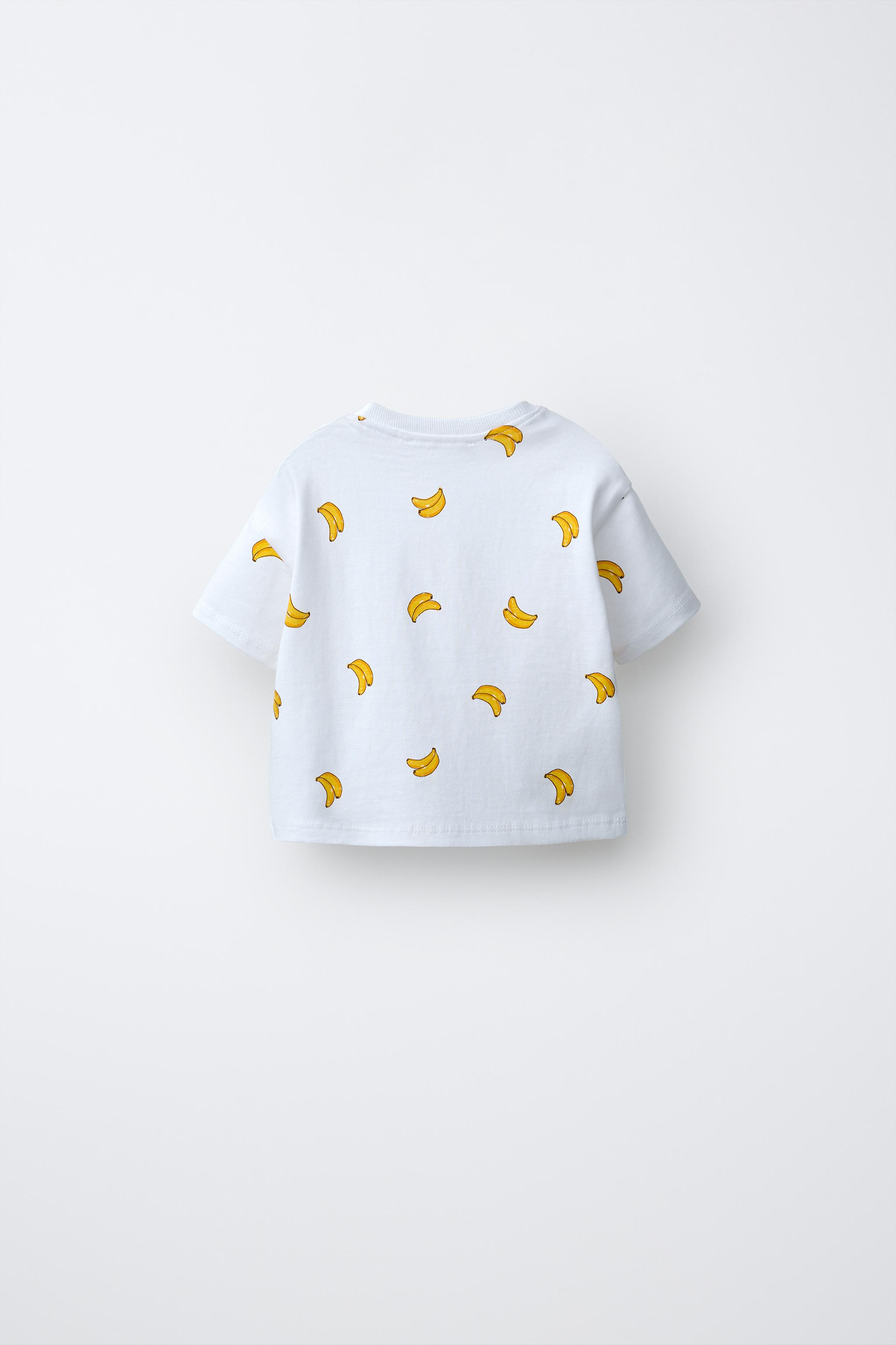 Детские футболки Zara TWO-PACK OF BASIC AND PRINTED T-SHIRTS — фото 4