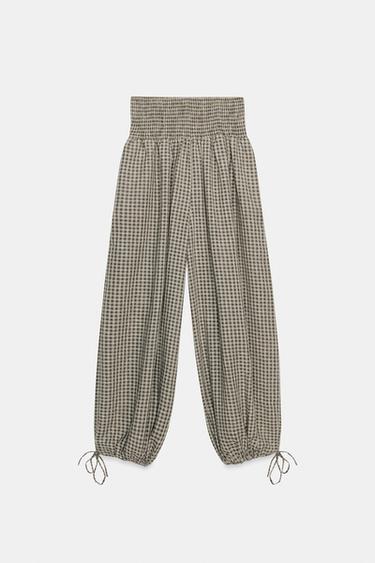 PANTALON À TAILLE ÉLASTIQUE - Gris moyen de Zara - Image 6
