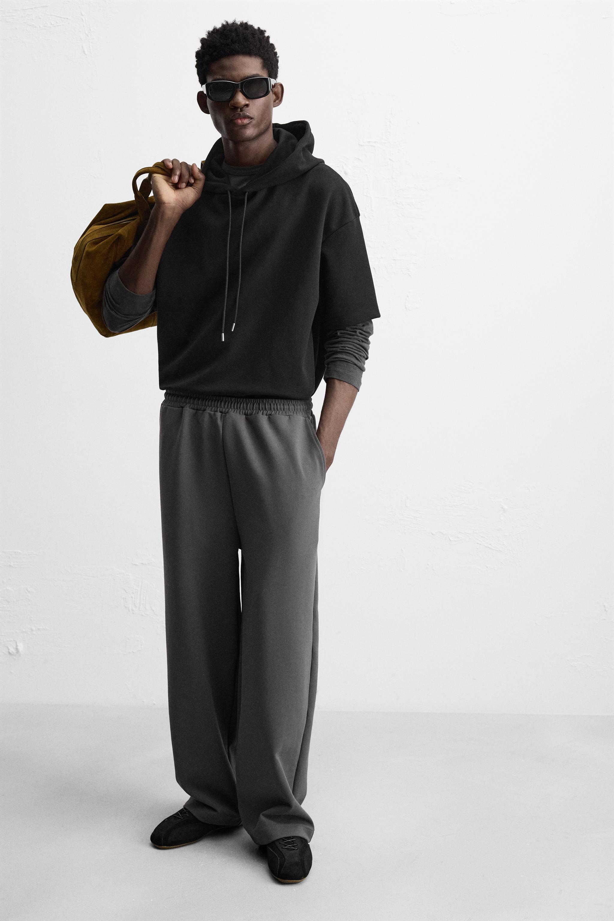 テクニカルワイドフィットジョガーパンツ - グレー | ZARA Japan / 日本