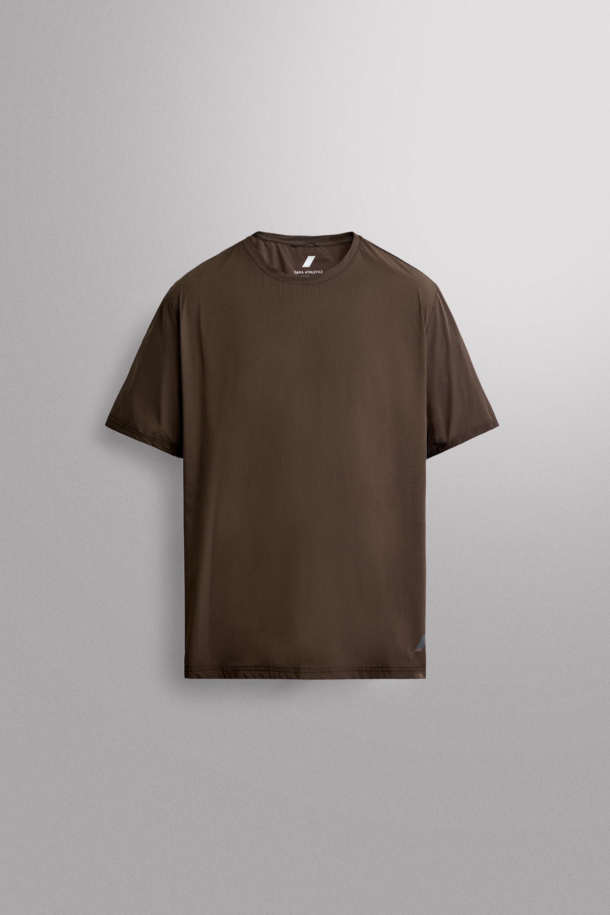 RIDAR© x ZARA RUNNING T-SHIRT — Brown