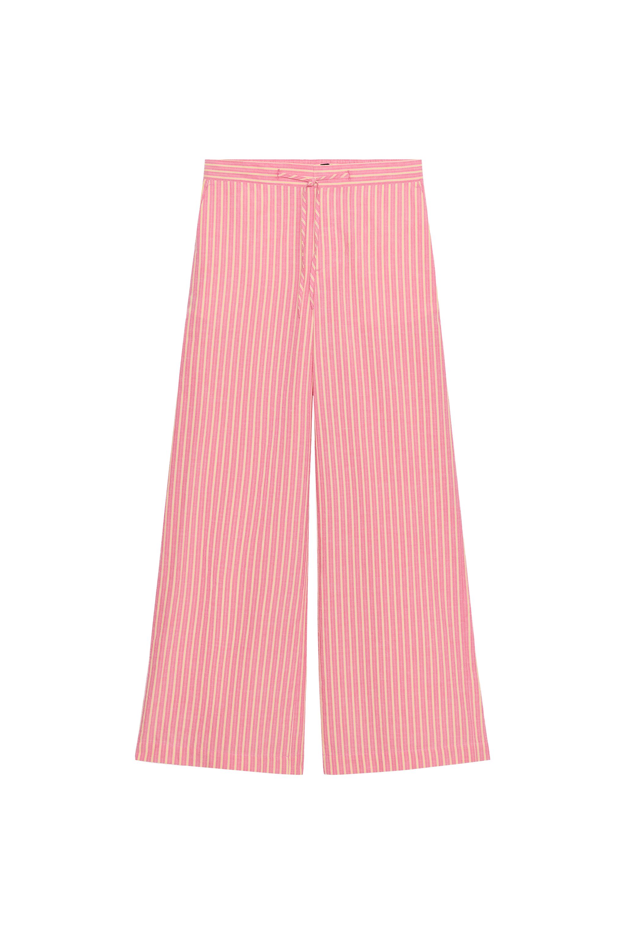 WIDE STRIPED PANTS