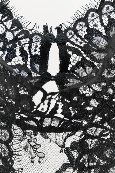 ROBE DENTELLE DOS NU - Noir de Zara - Image 8