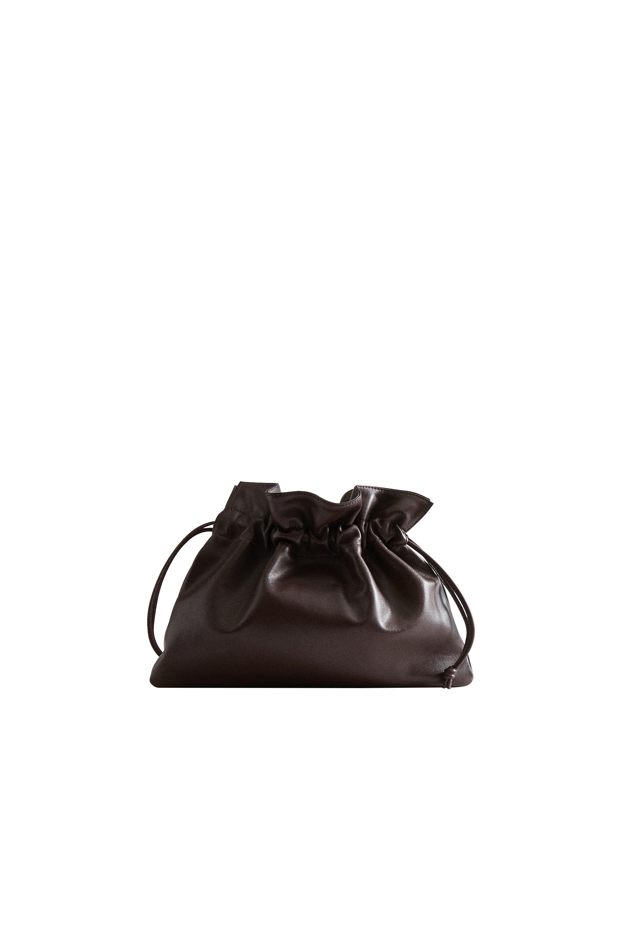 レッグ スエード 肌 ナッパ クラッチ - ボルドー | ZARA Japan / 日本