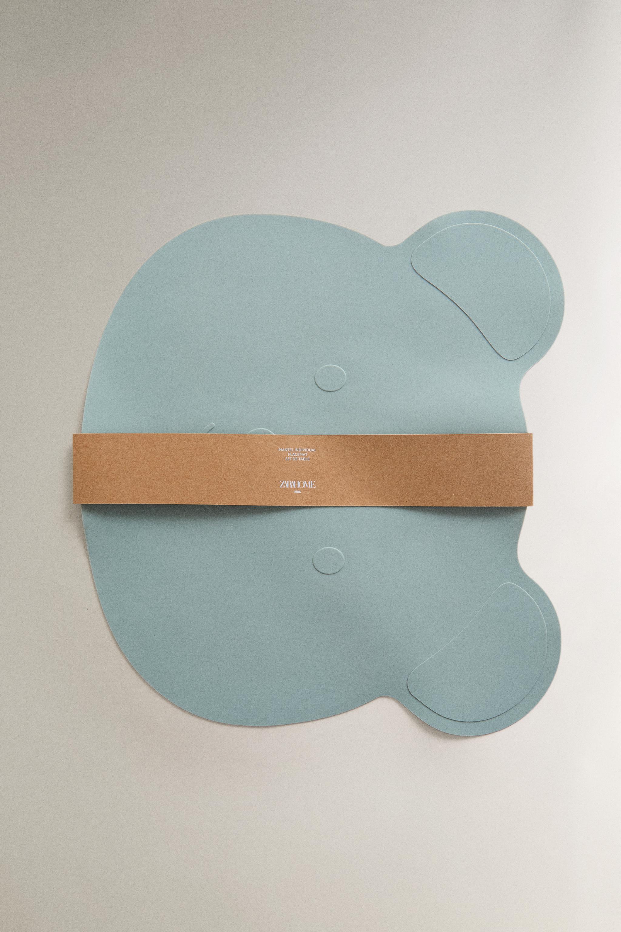 SET DE TABLE ENFANT SILICONE OURS