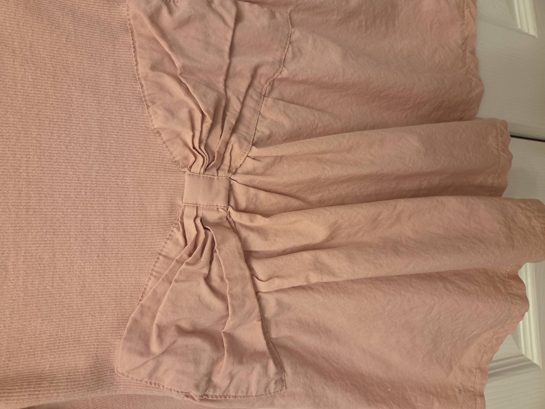 COMBINATION RIBBED DRESS WITH BOW - Image 4