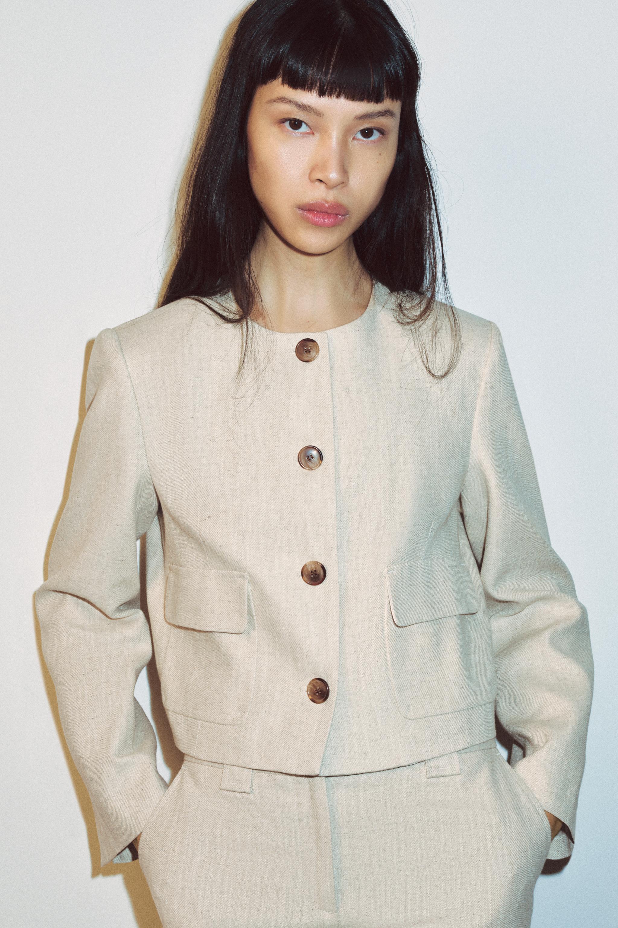 RUSTİK KUMAŞ BLAZER - Görsel 2