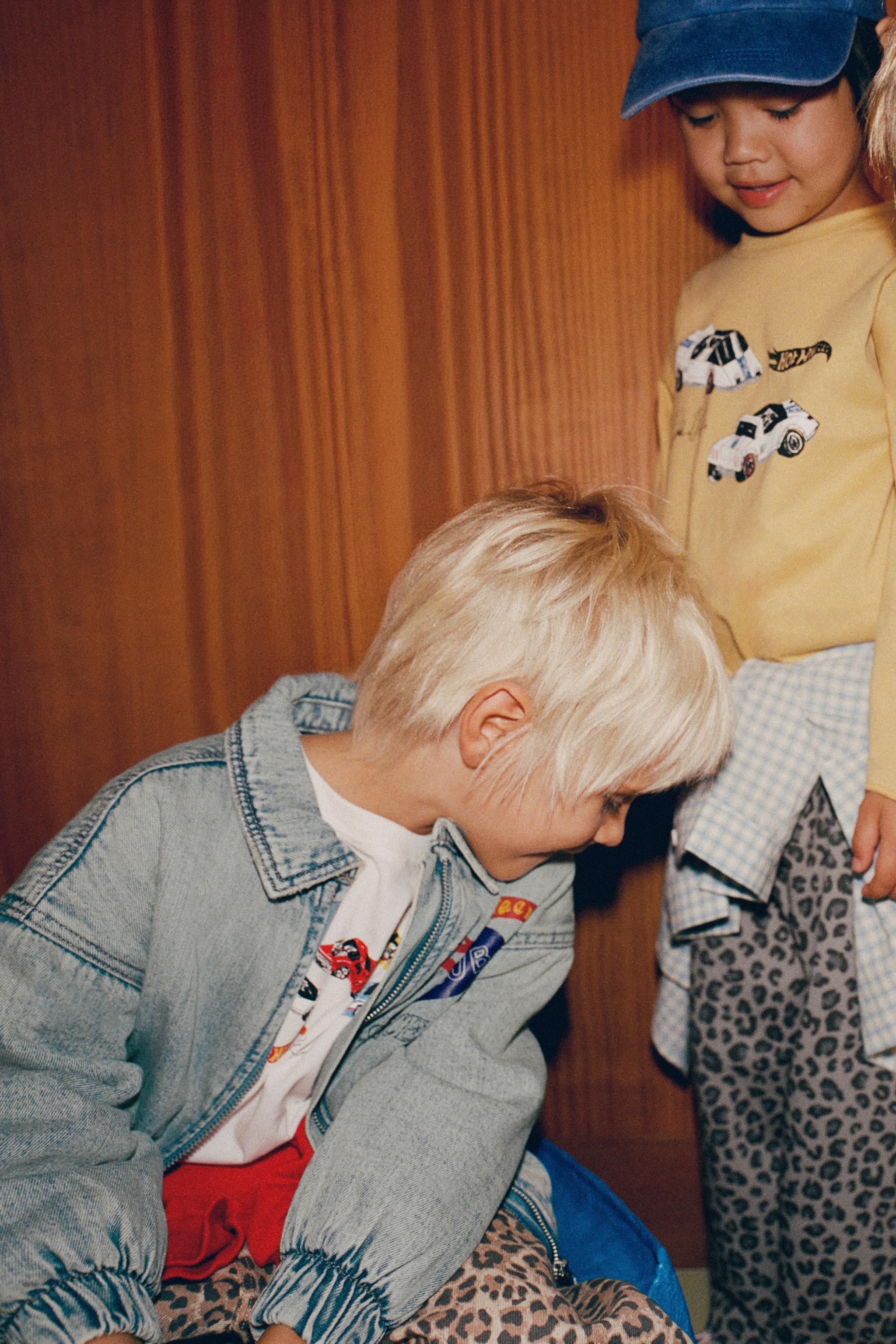 HOT WHEELS© DENIM JACKET — Light blue