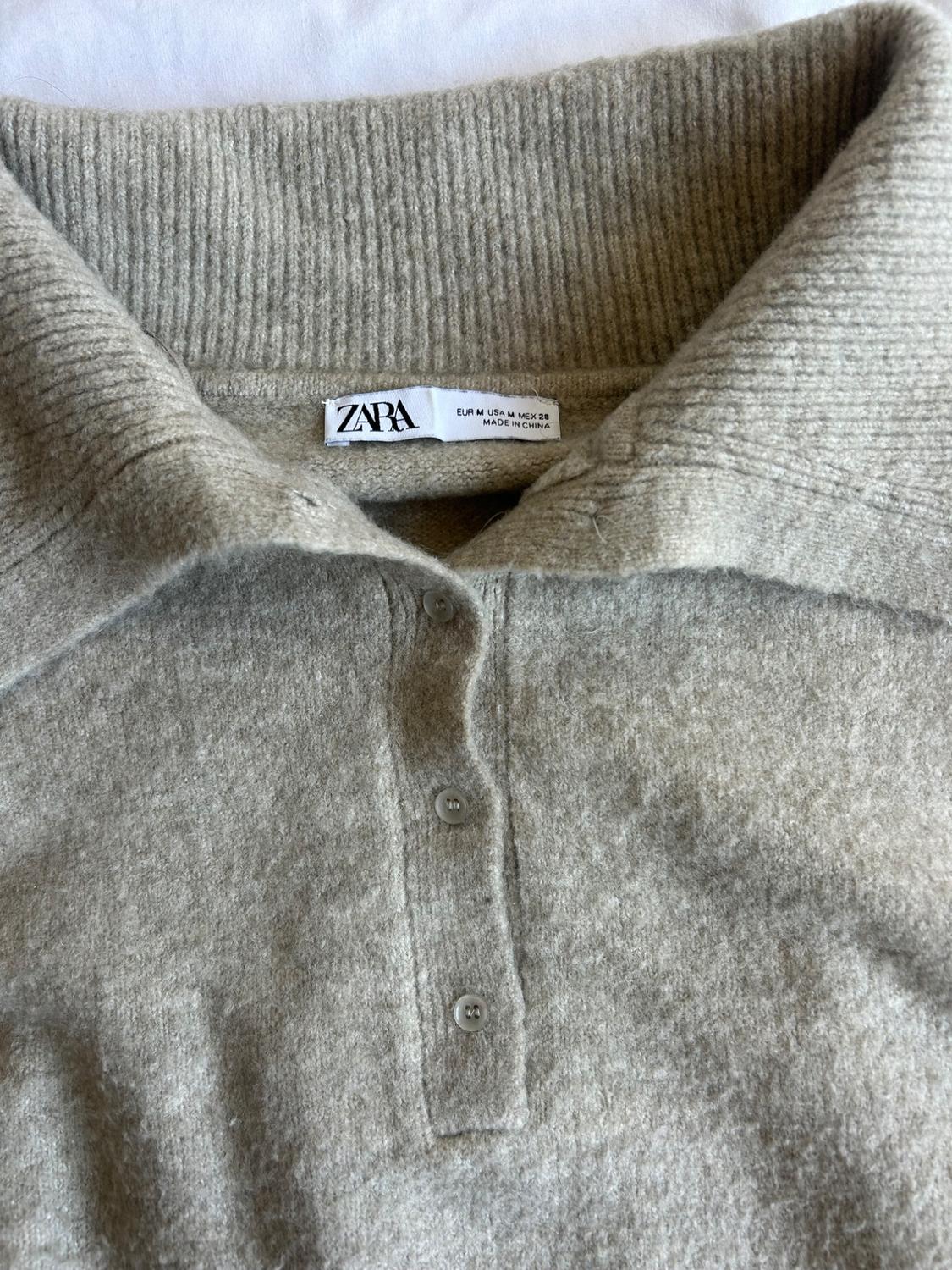 POLO COLLAR KNIT SWEATER - Image 3