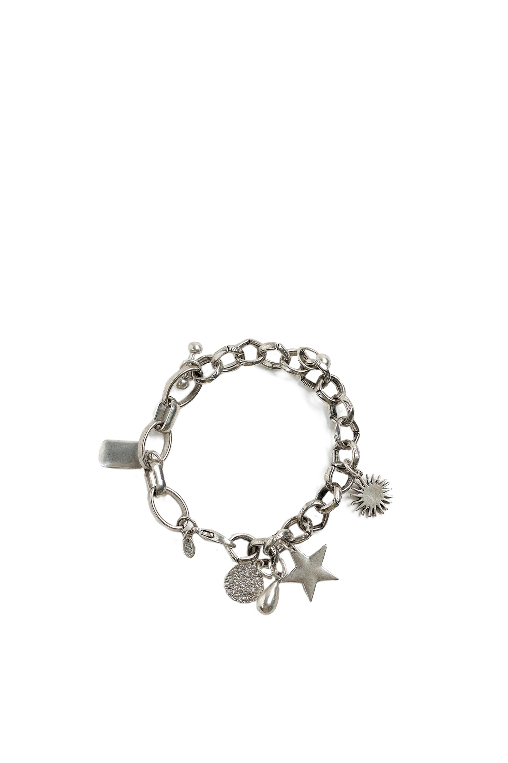 METAL CHARM BRACELET - Silver | ZARA United States