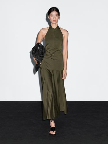 Zara Long halter dress -  - Image 0
