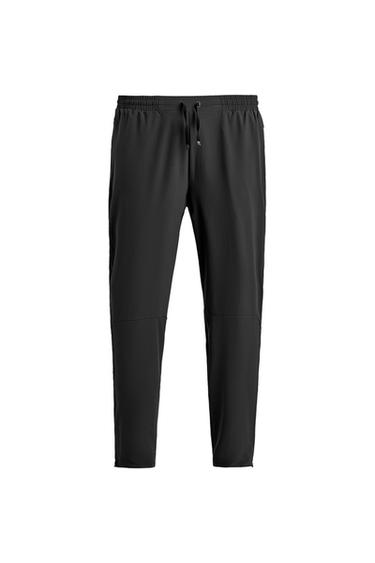 COLOUR BLOCK TECHNICAL TROUSERS - Anthracite grey by Zara