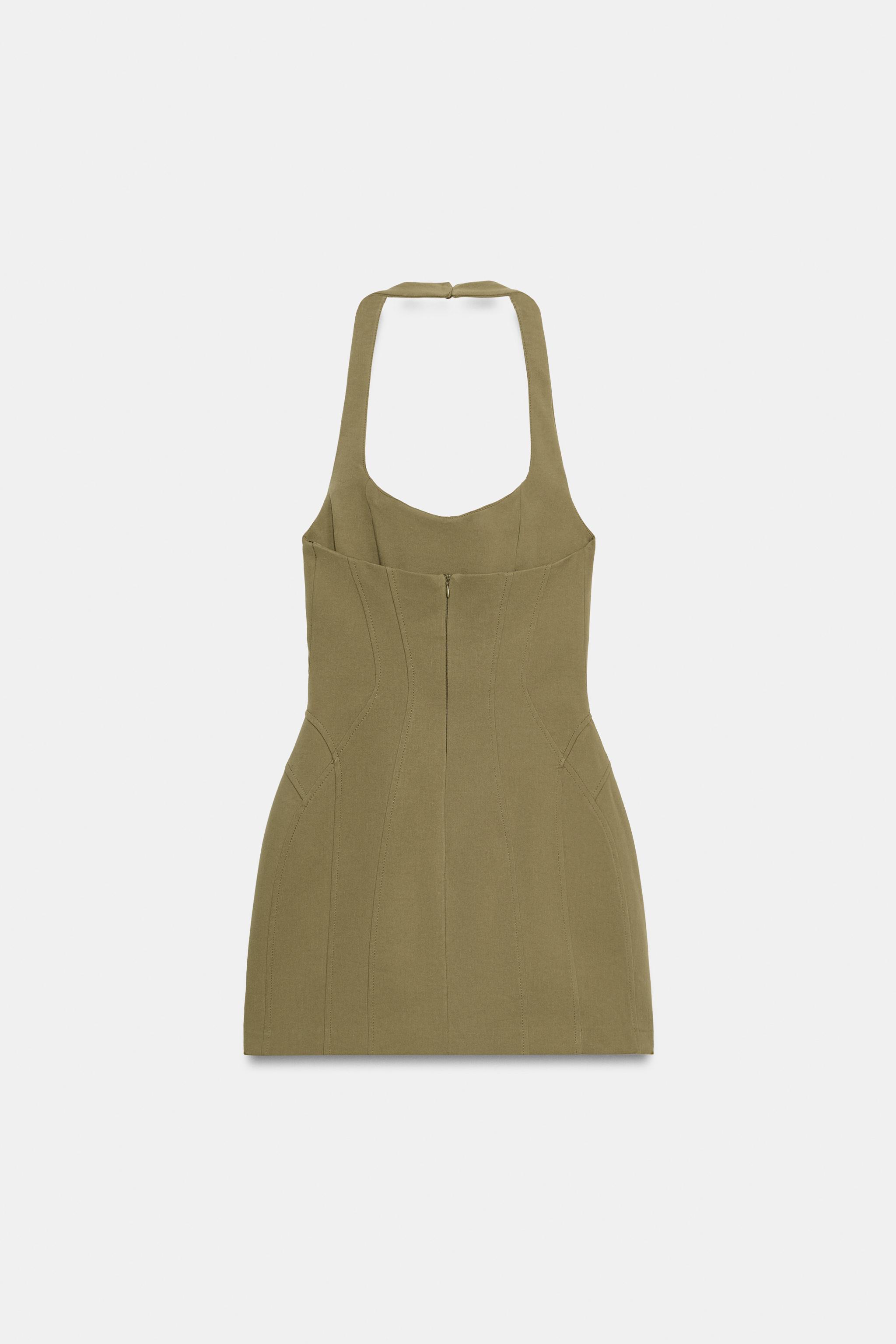 SHORT HALTER DRESS
