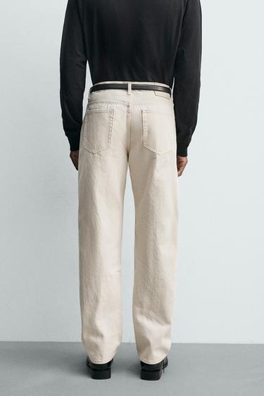JEAN COUPE DROITE - Blanc cassé de Zara - Image 2