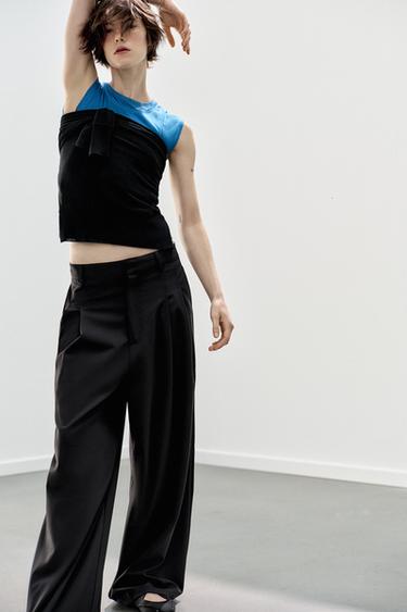 DARTED TROUSERS - Black by Zara
