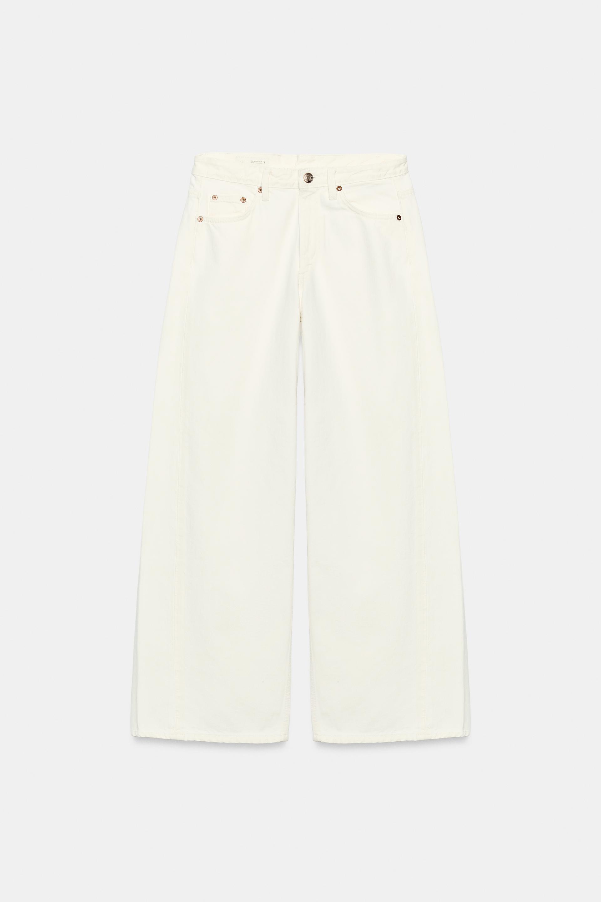 Trf Mid-Waist Wide-Leg Jeans