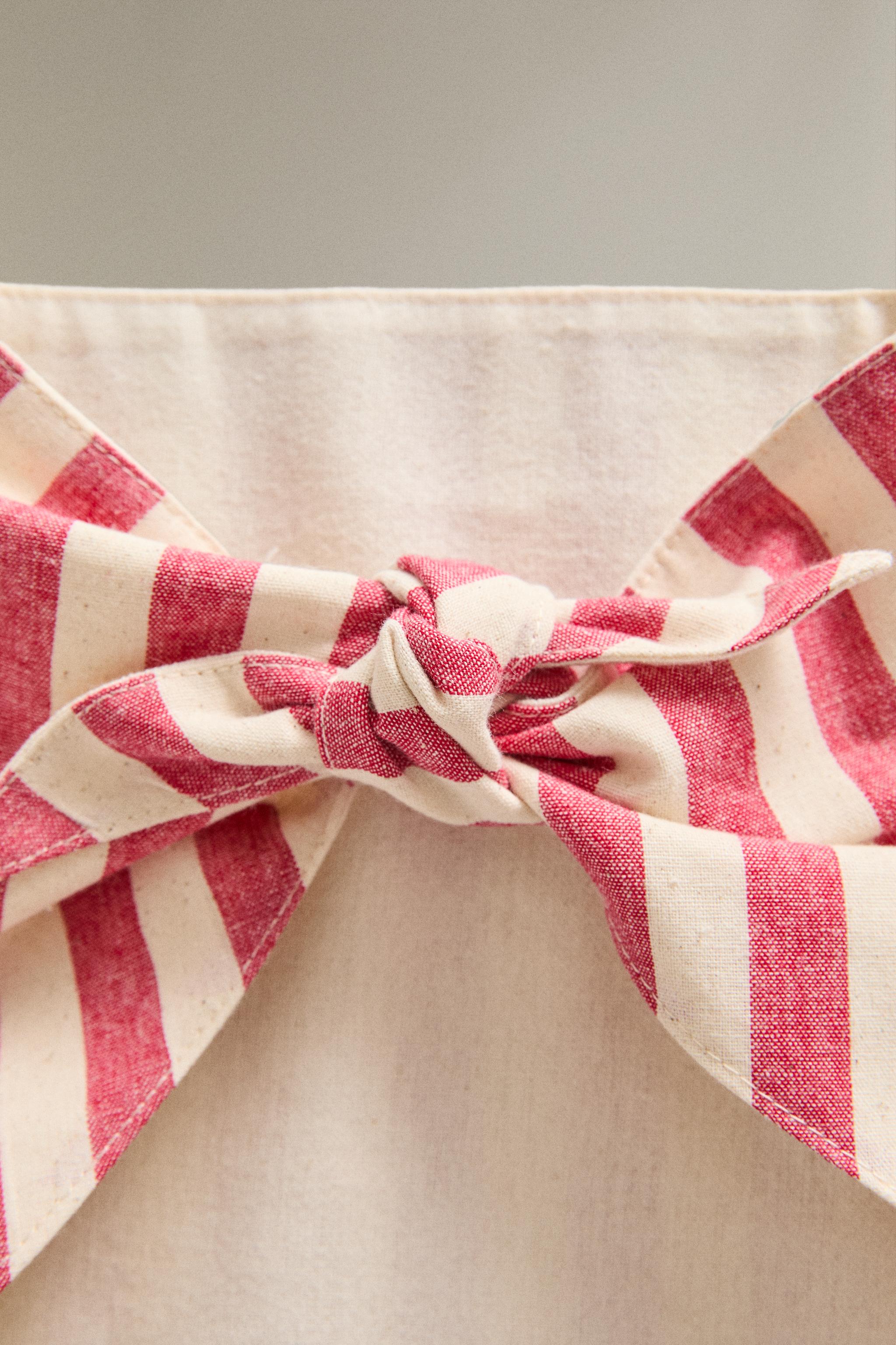 BANDANA RAYÉE TOMATE POUR ANIMAUX