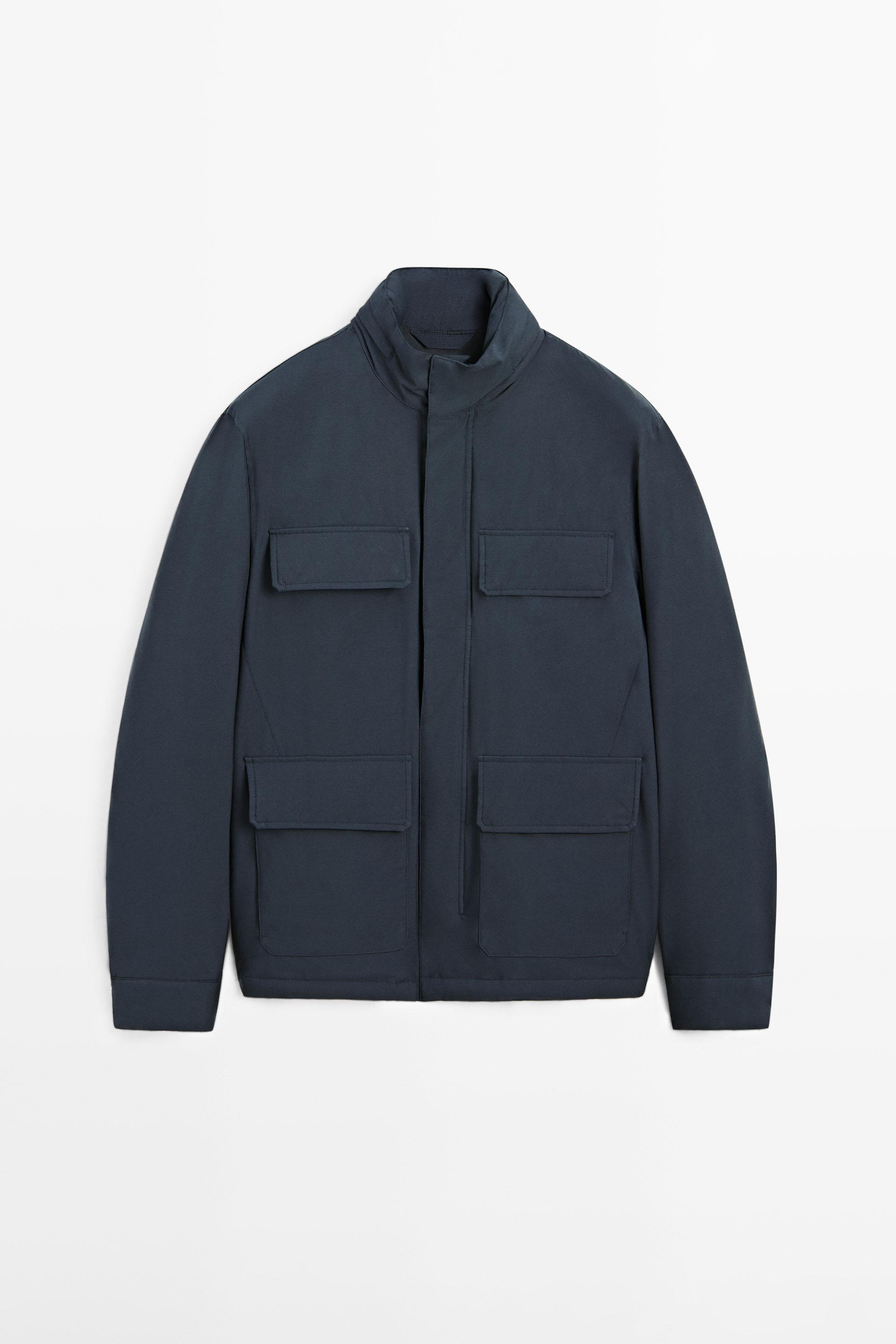 Veste matelassée déperlante avec poches