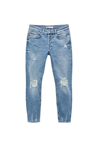 RIPPED SKINNY JEANS