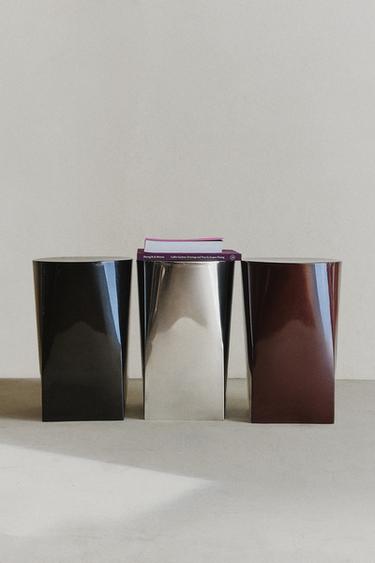 TABLE D'APPOINT ACIER INOXYDABLE - Argent de Zara - Image 6