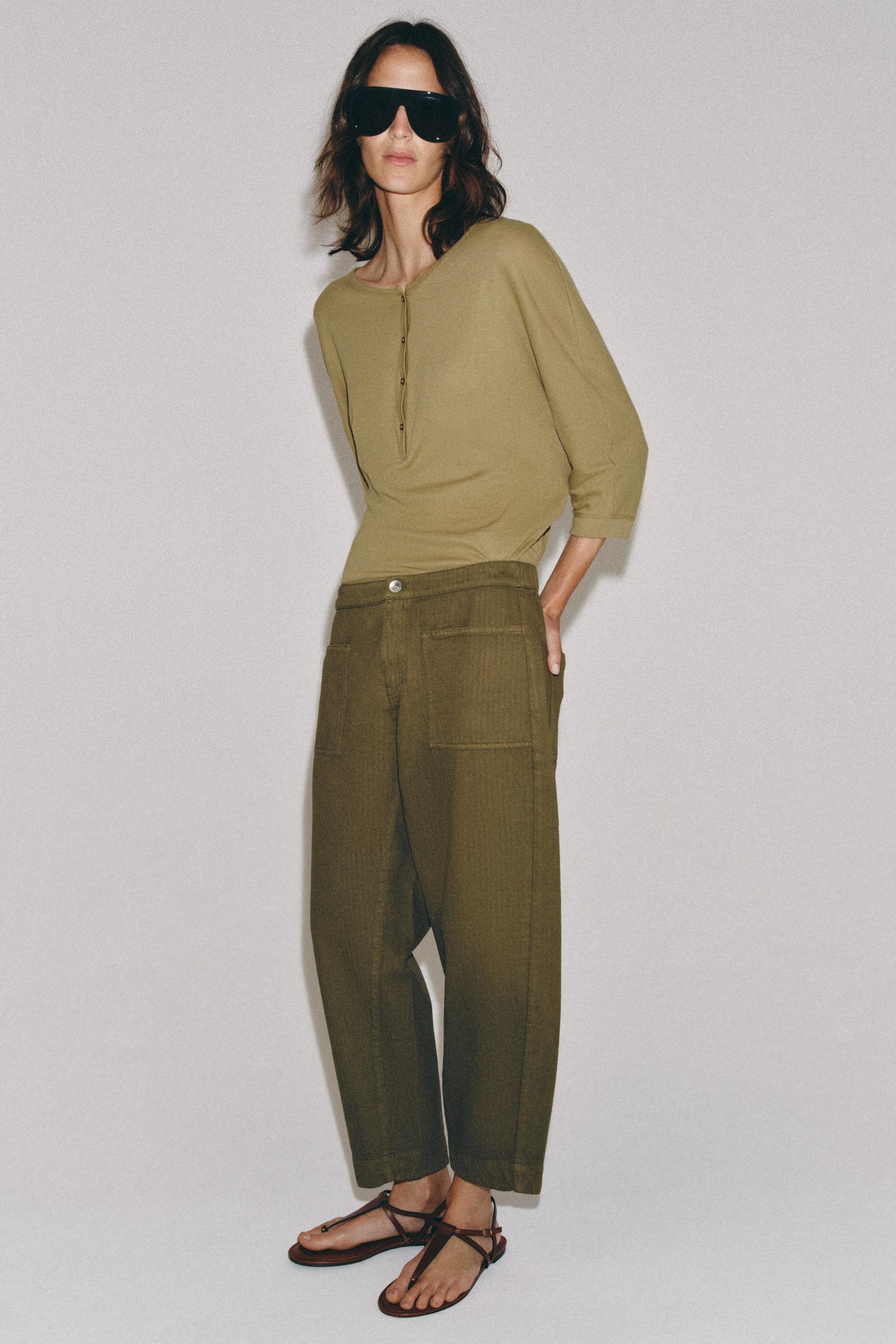 Zara ZW COLLECTION BARREL PANTOLON