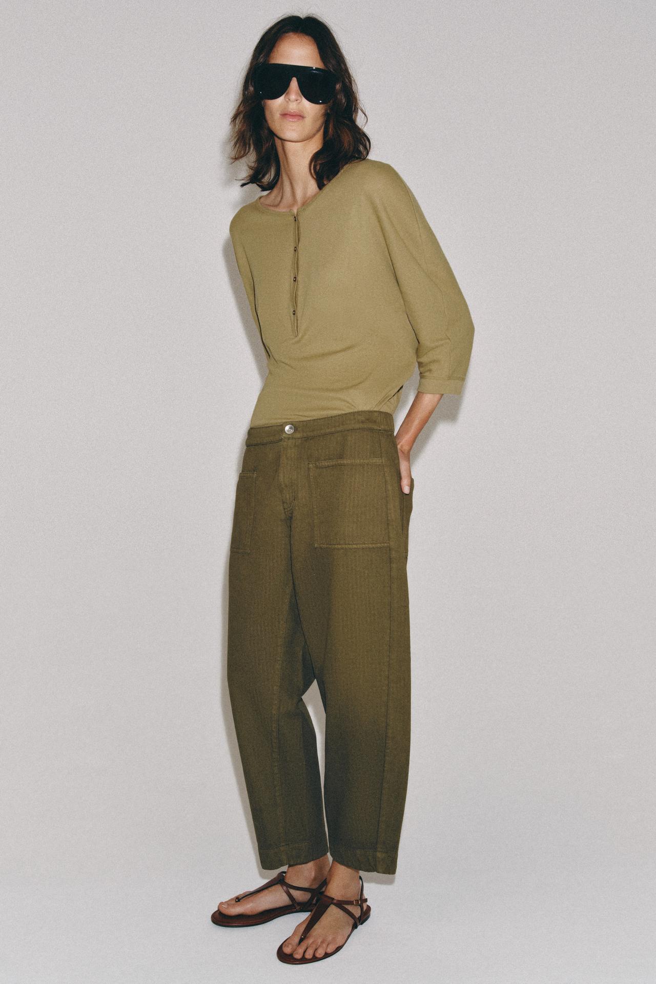 Брюки силуэта "бочонок" ZW COLLECTION