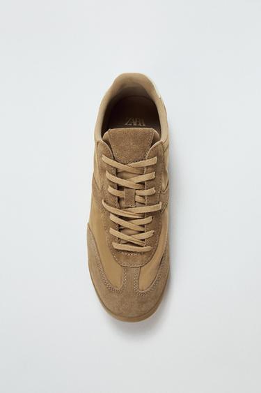 SOFT RUNNING TRAINERS - Brown by Zara