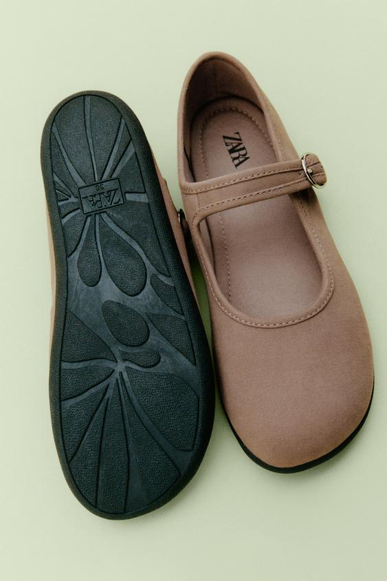 Zara BAREFOOT BALLET FLATS - Pink - Image 0