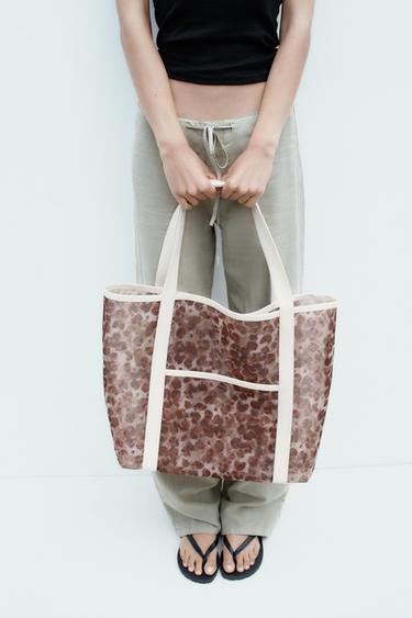 ANIMAL PRINT MAXI SHOPPER BAG - Leopard by Zara - Image 0