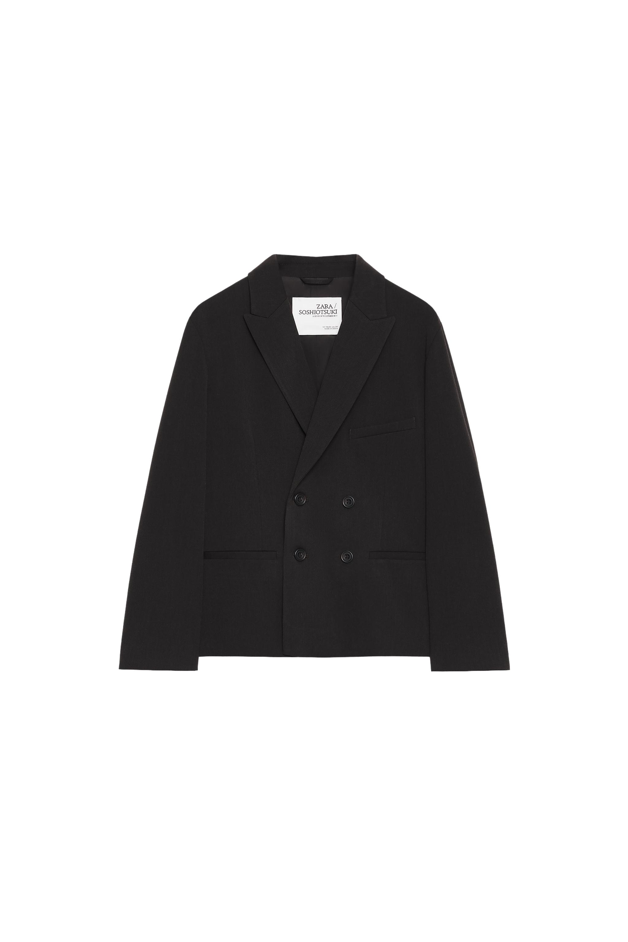 K*I様 Zara soshiotsuki ダブルジャケット SOSHIOTSUKI x ZARA DOUBLE-BREASTED SUIT BLAZER - Brown / Taupe