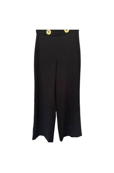 BLACK PALAZZO TROUSERS