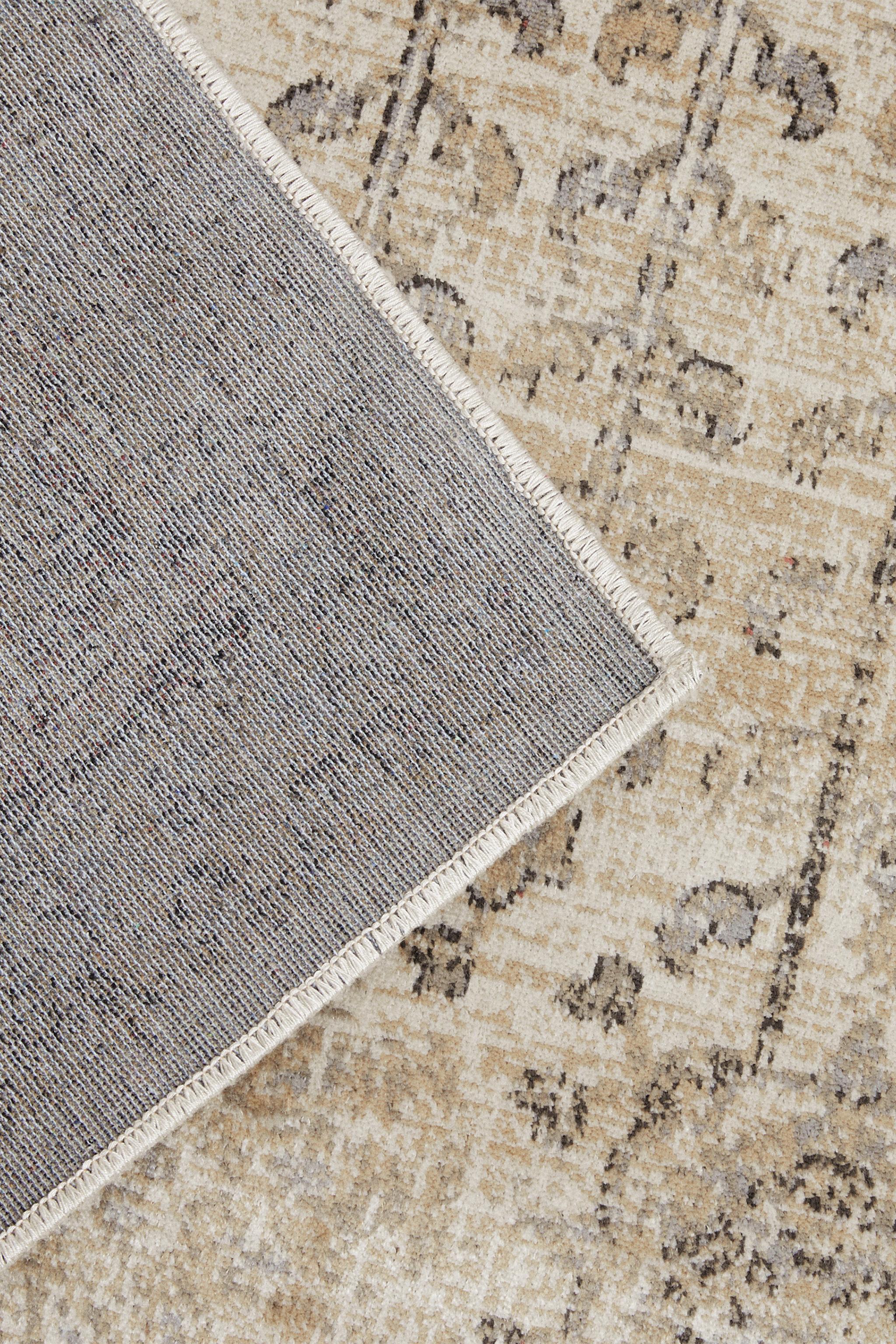 RECTANGULAR VINTAGE-EFFECT RUG