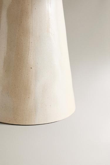 LAMPE DE TABLE CÉRAMIQUE MOTIFS PEINTS - Écru de Zara - Image 3