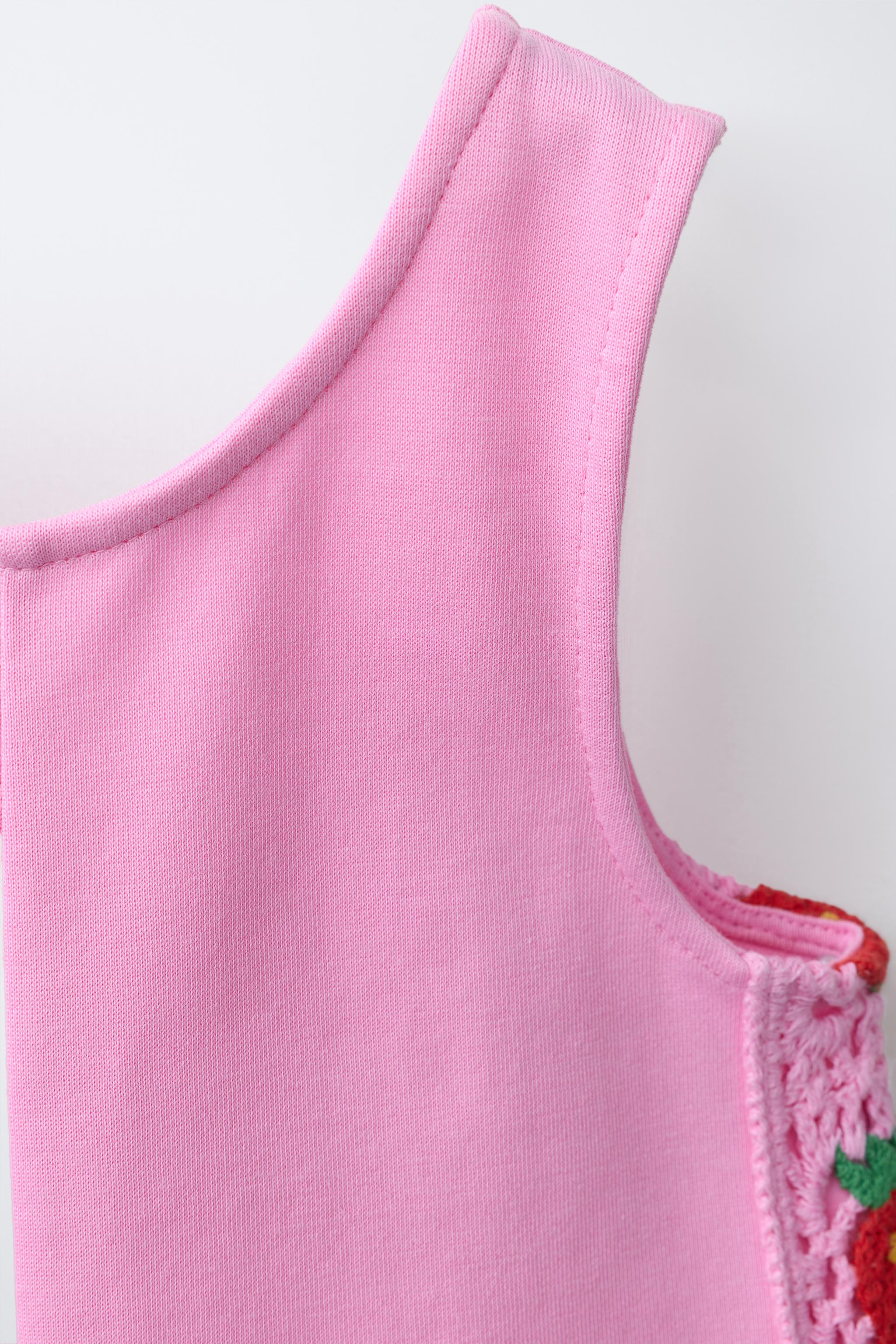 CROCHETED FLORAL KNIT SHORT JUMPSUIT